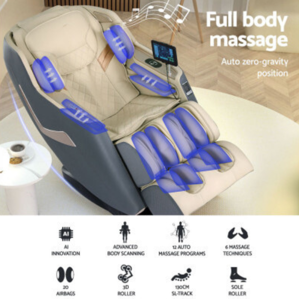 Deluxe Heated Massage Chair Recliner | Full Body | 150Kg Weight Capacity